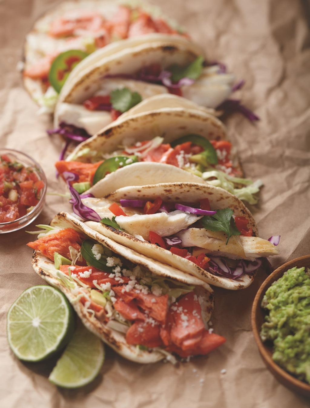 Smoked Salmon Tacos
