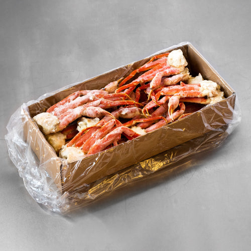 Case Full of Alaskan Bairdi Crab | SeaBear Smokehouse | Keyport Crab