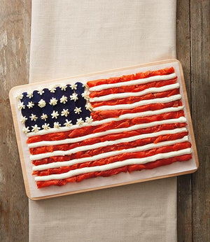 American Flag Appetizer Board