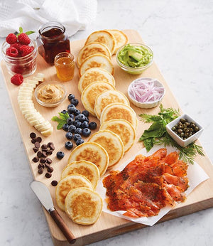 Gravlax Pancake Board