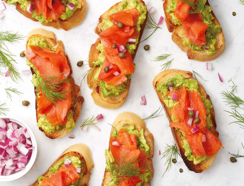 Smoked Salmon Avocado Toasts