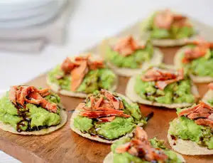 Smoked Salmon Avocado Chips