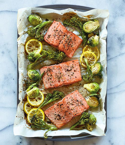 Sheet Pan Salmon and Veggies