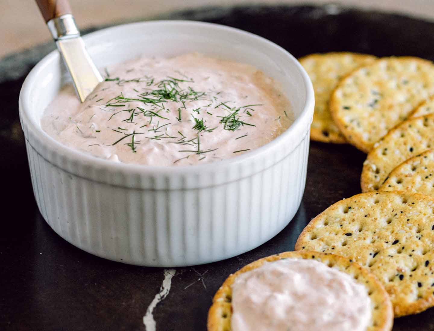 Smoked Salmon Dip with Dill and Horseradish