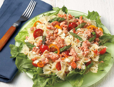 Wild Salmon Meat and Pasta Salad