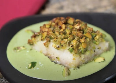 Black Cod (Sablefish) with Pistachio Crust