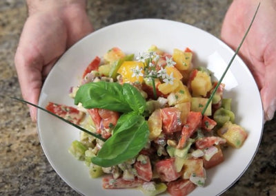 Farmers Market Smoked Salmon Salad