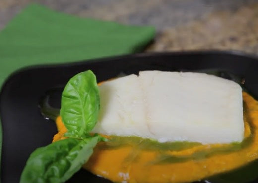 Wild Alaskan Halibut with Carrot & Cilantro