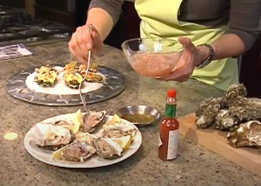 Shucking & Serving Fresh Raw Pacific Oysters