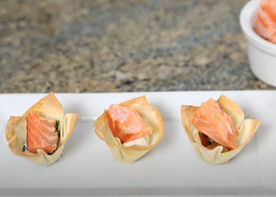 Smoked Wild Alaskan Salmon Wontons