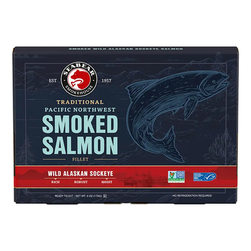 Smoked Wild Sockeye Salmon 3-Pack