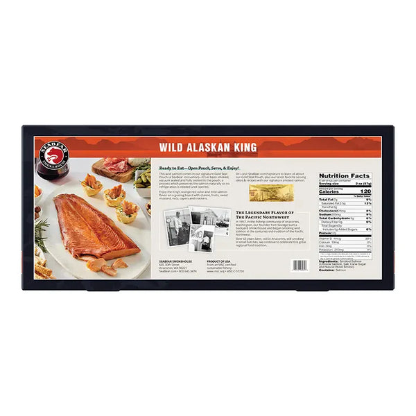 Smoked Wild King Salmon 1 lb Fillet