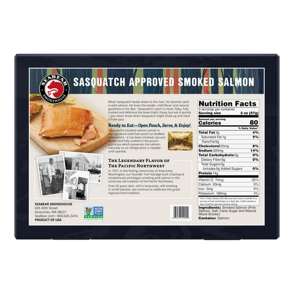 Sasquatch Approved Smoked Wild Pink Salmon Gift Box