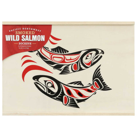 Featured image of Native Art Smoked Salmon Keepsake Gift Box