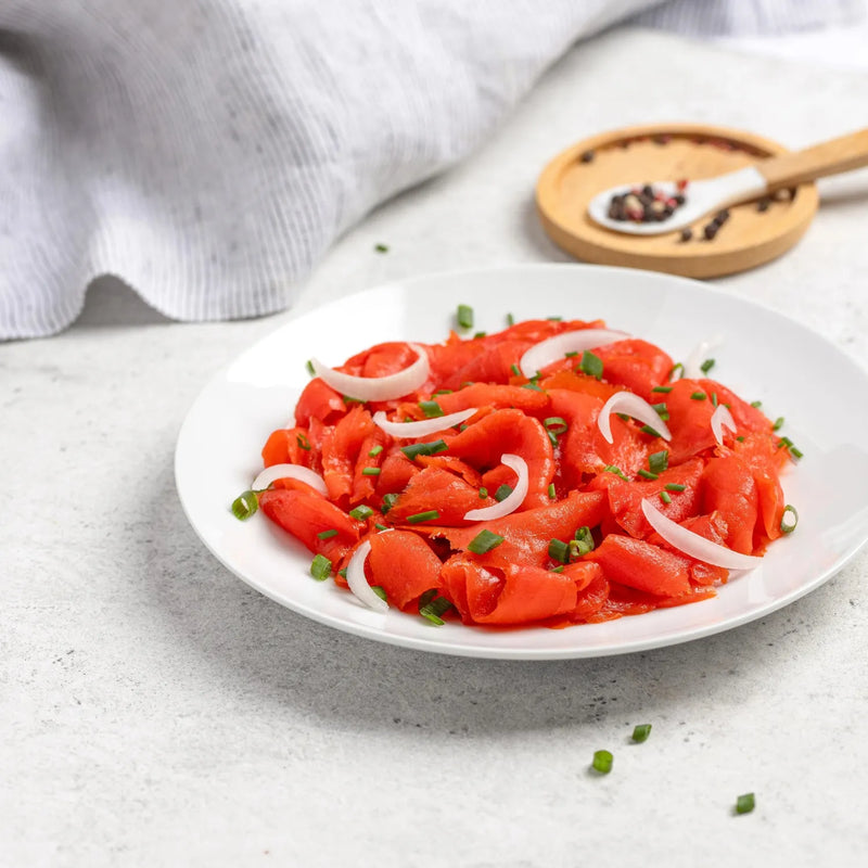 Smoked Wild Sockeye Salmon Lox