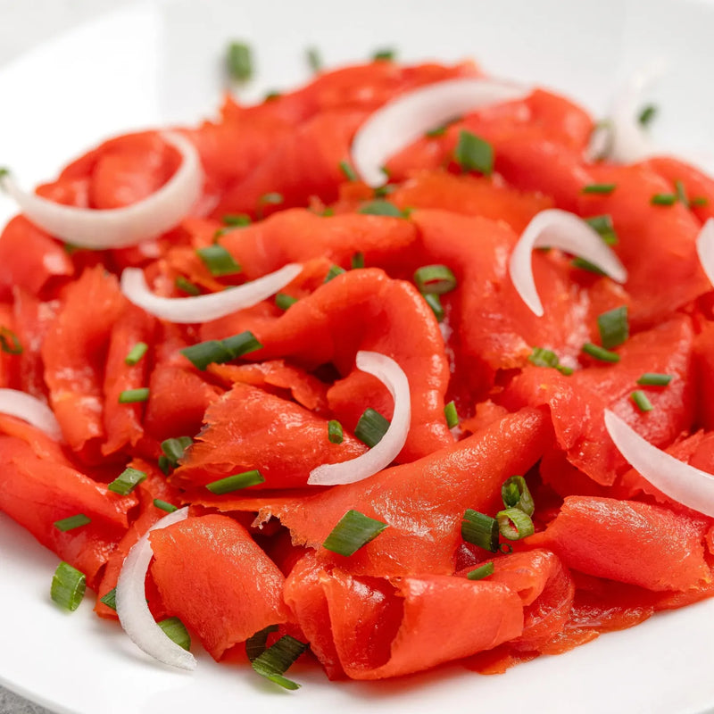 Smoked Wild Sockeye Salmon Lox
