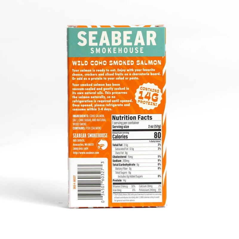 Smoked Wild Coho Salmon Portion — 2oz