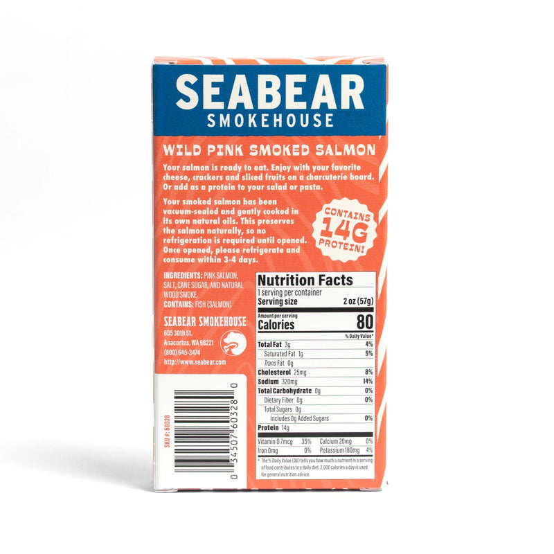 Smoked Wild Pink Salmon Portion — 2oz