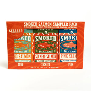 Smoked Wild Salmon Sampler Pack — 6oz