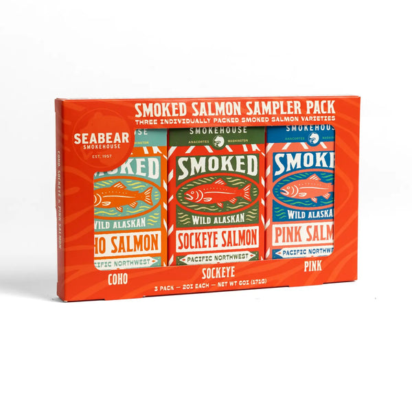 Smoked Wild Salmon Sampler 3-Pack