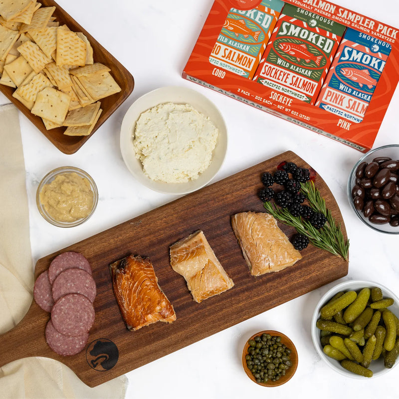 Smoked Wild Salmon Sampler 3-Pack