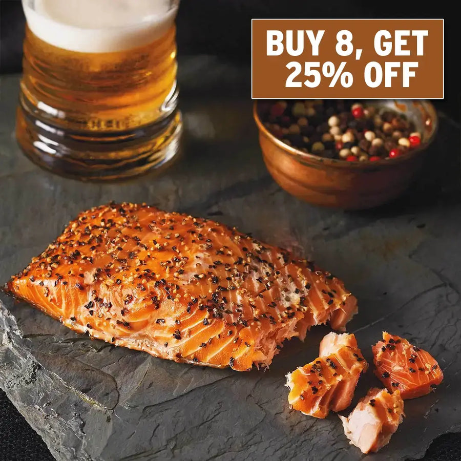 Buy 8, Get 25% Off: BeerGarden Hot Smoked Salmon