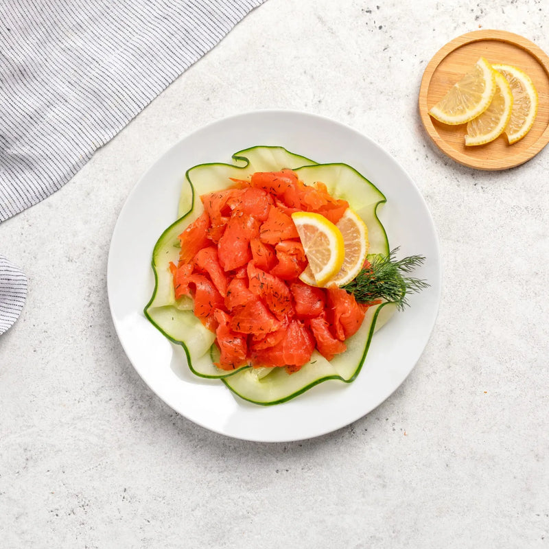 Wild Coho Gravlax with Dill