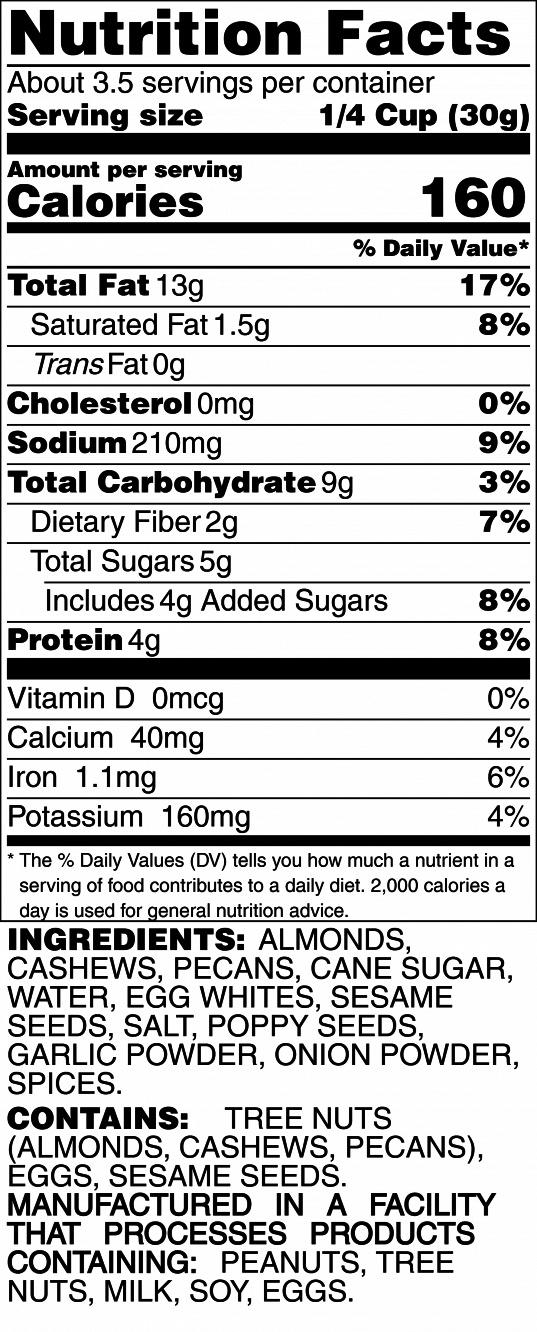 Bobby Sue Nuts 3.5oz