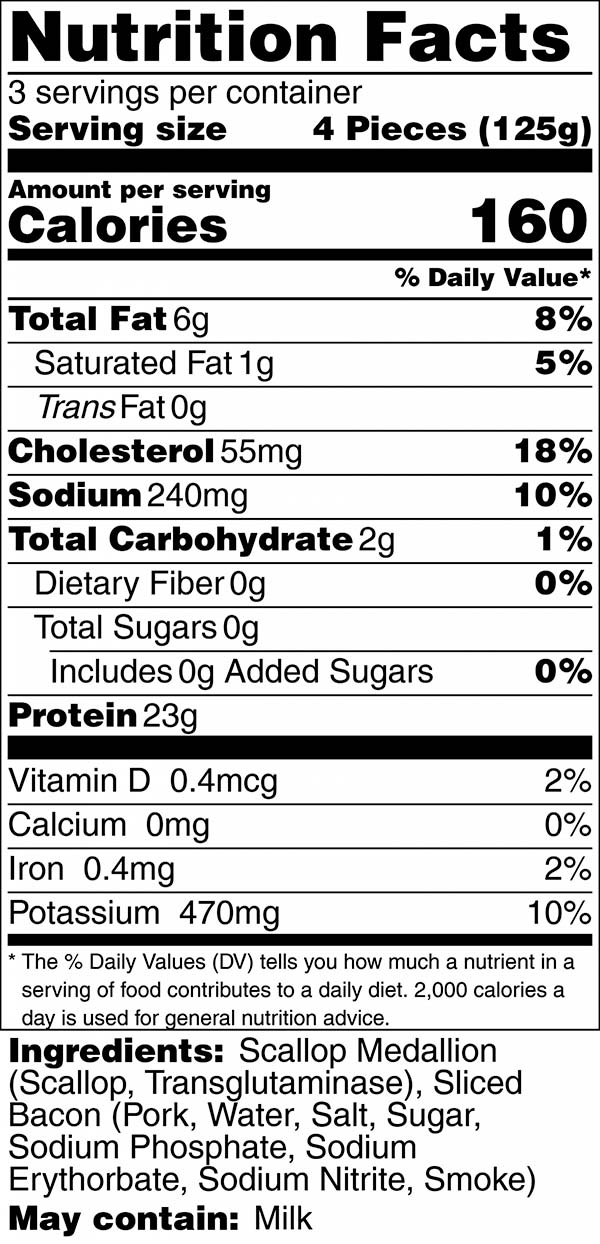 Bacon Wrapped Scallops
