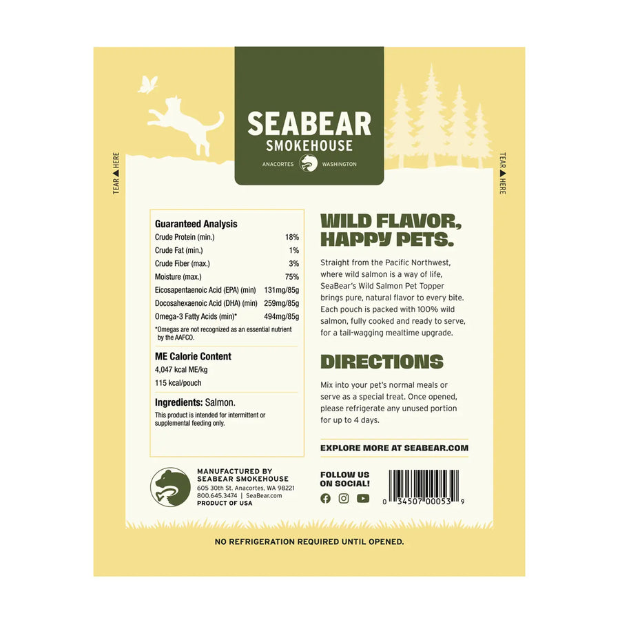 Wild Salmon Food Topper for Cats