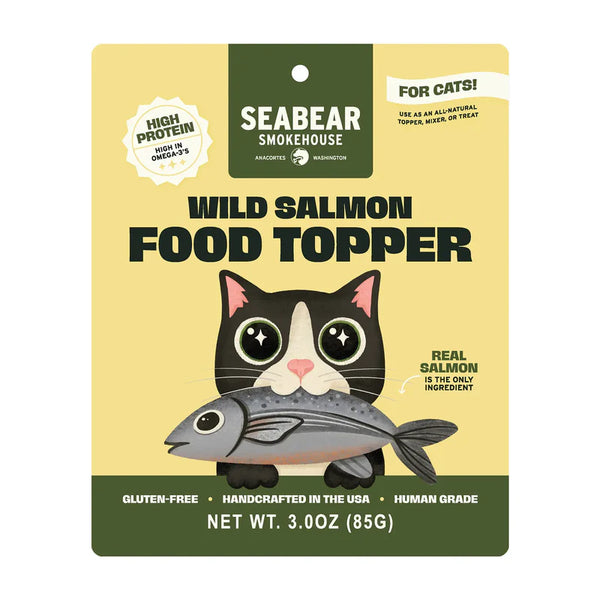 VIP 12-Pack Wild Salmon Food Topper for Cats