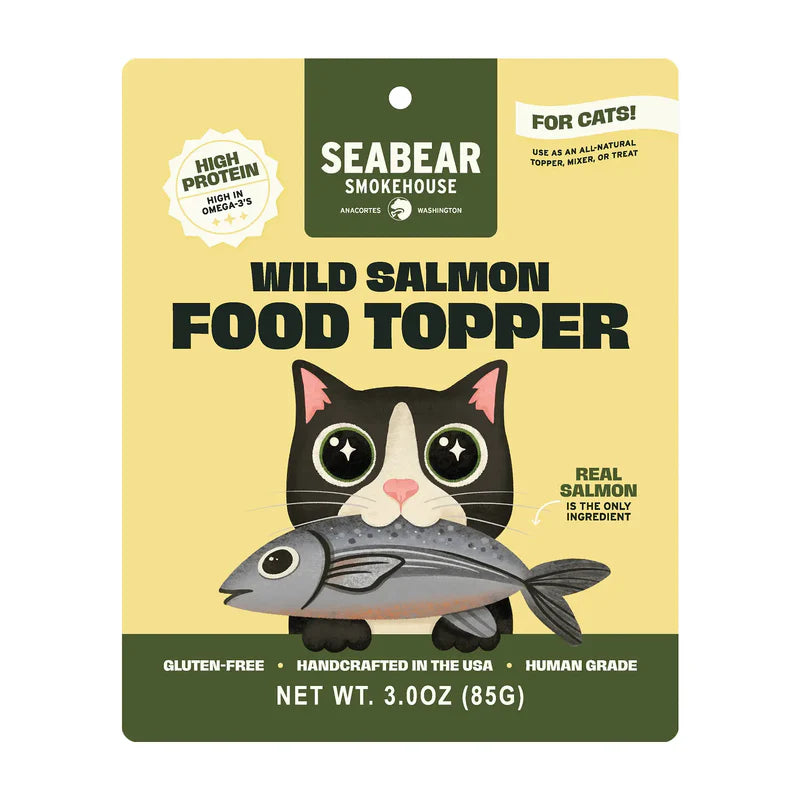 VIP 12-Pack Wild Salmon Food Topper for Cats