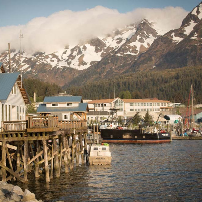 A port town in Alaska here fishing vessels deliver fresh catches of salmon from Copper iver | Fresh & Wild | SeaBear Smokehouse