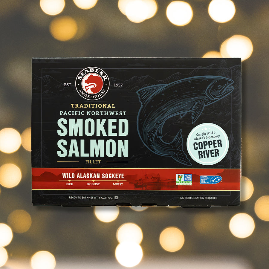 Smoked Wild Copper River Sockeye Salmon Fillet — 6oz