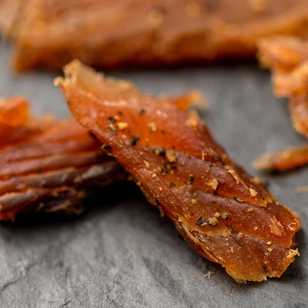 Peppered Wild King Salmon Jerky