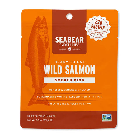 Ready to Eat Smoked Wild King Salmon