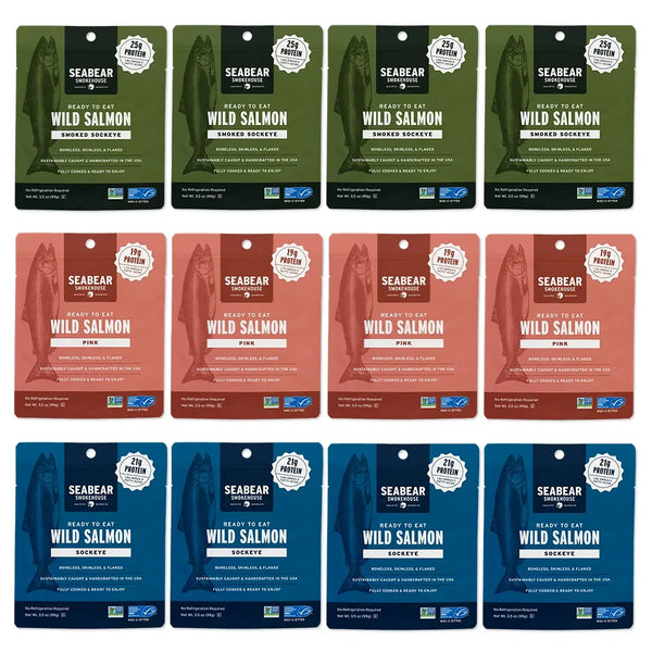 Ready to Eat Wild Salmon Subscription Box