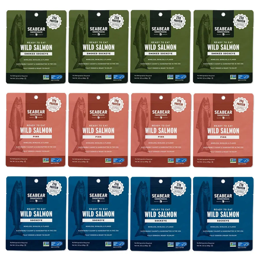 Ready to Eat Wild Salmon Subscription Box