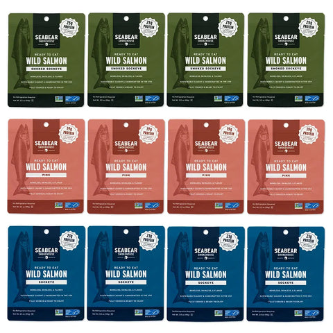 Ready to Eat Wild Salmon Subscription Box