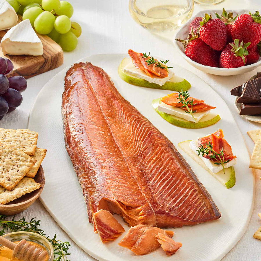 VIP 12-Pack Smoked Wild Sockeye Salmon 1 lb Fillet