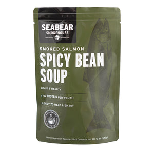 Smoked Salmon Spicy Bean Soup