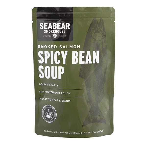 Smoked Salmon Spicy Bean Soup