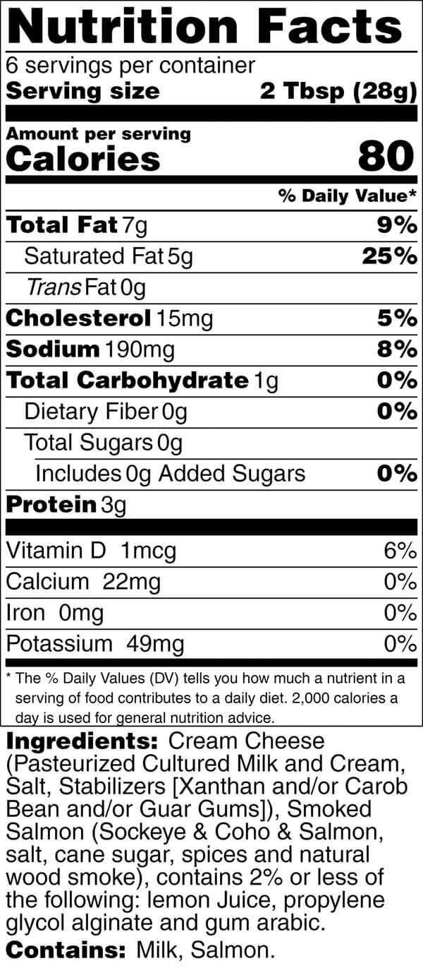 Wild Smoked Salmon Schmear