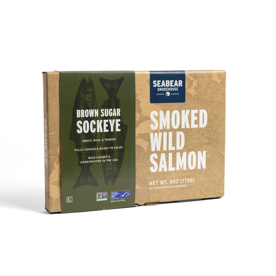 Brown Sugar Smoked Wild Sockeye Salmon — 6oz