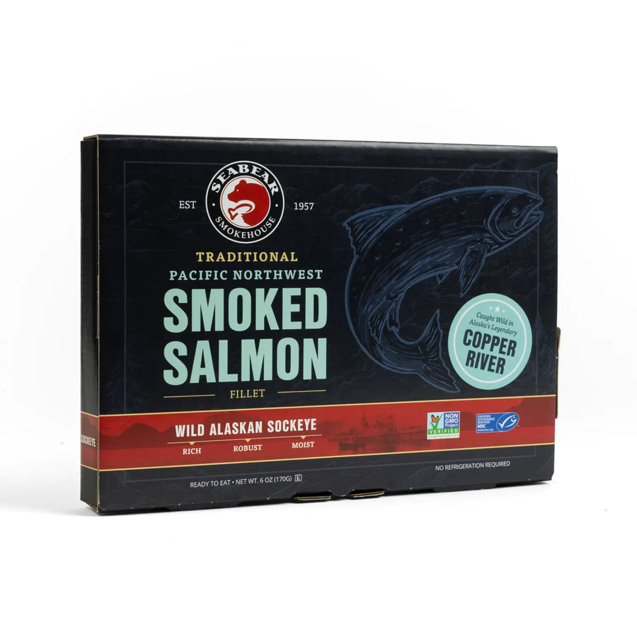 Smoked Wild Copper River Sockeye Salmon Fillet — 6oz