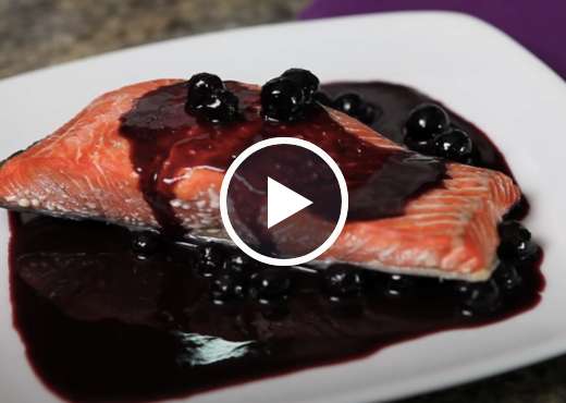 Make Wild Salmon With Pinot Noir Huckleberry Glaze