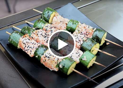 Make Wild Salmon Skewers For The Grill