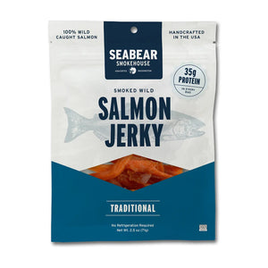 VIP 12-Pack Traditional Wild King Salmon Jerky