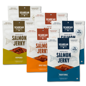 Smoked Wild King Salmon Jerky 6-Pack