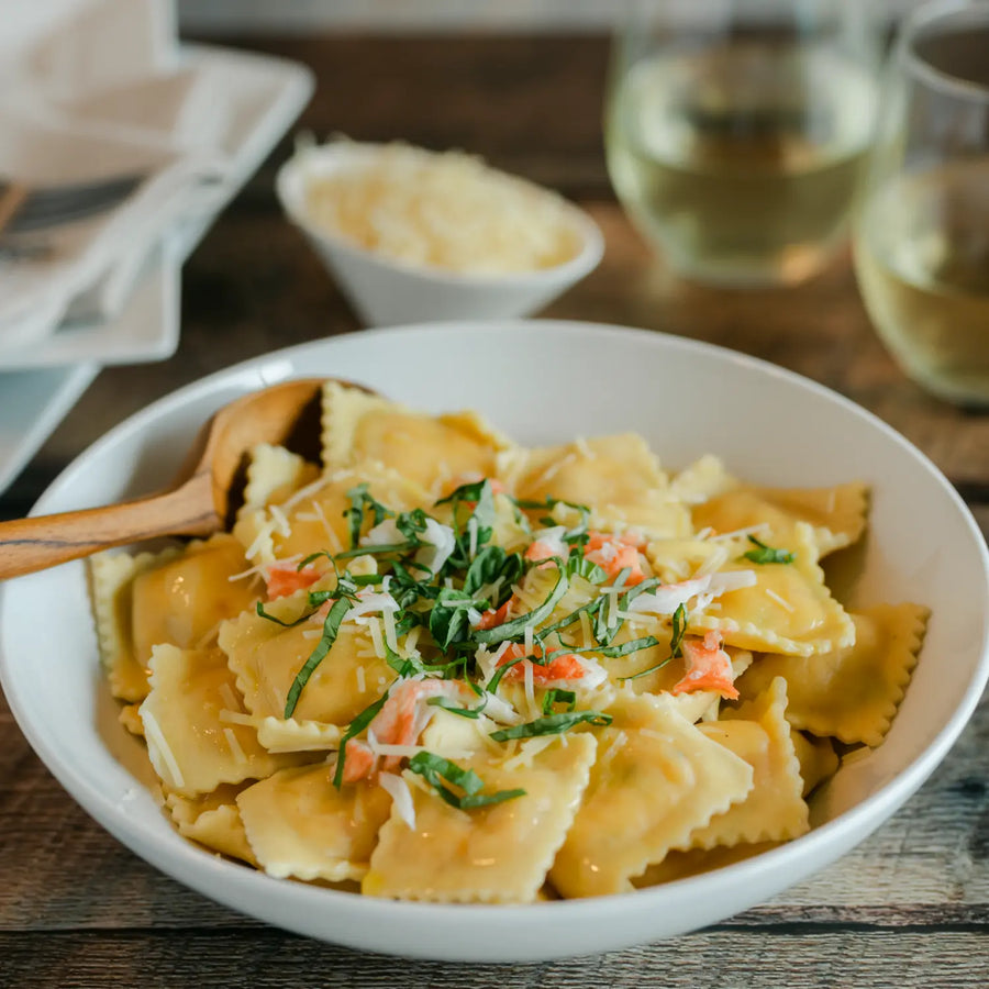 Smoked Salmon Ravioli